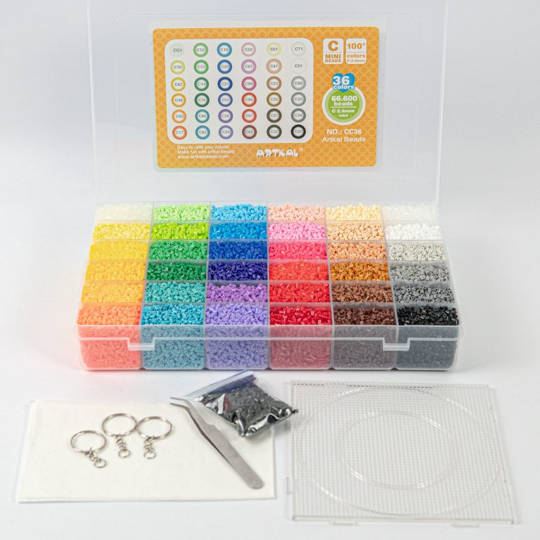 HAMA BEADS 202-67 Cubo De 10.000 Cuentas De Colores, Abalorios De Plástico Para Manualidades, Figuras Y Animales, Para Niños +5 Años, Importado De Alemania